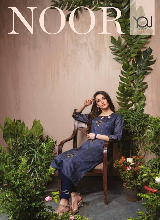 Wanna Noor latest Fancy Designer Festive Wear Kurti With Bottom Collection